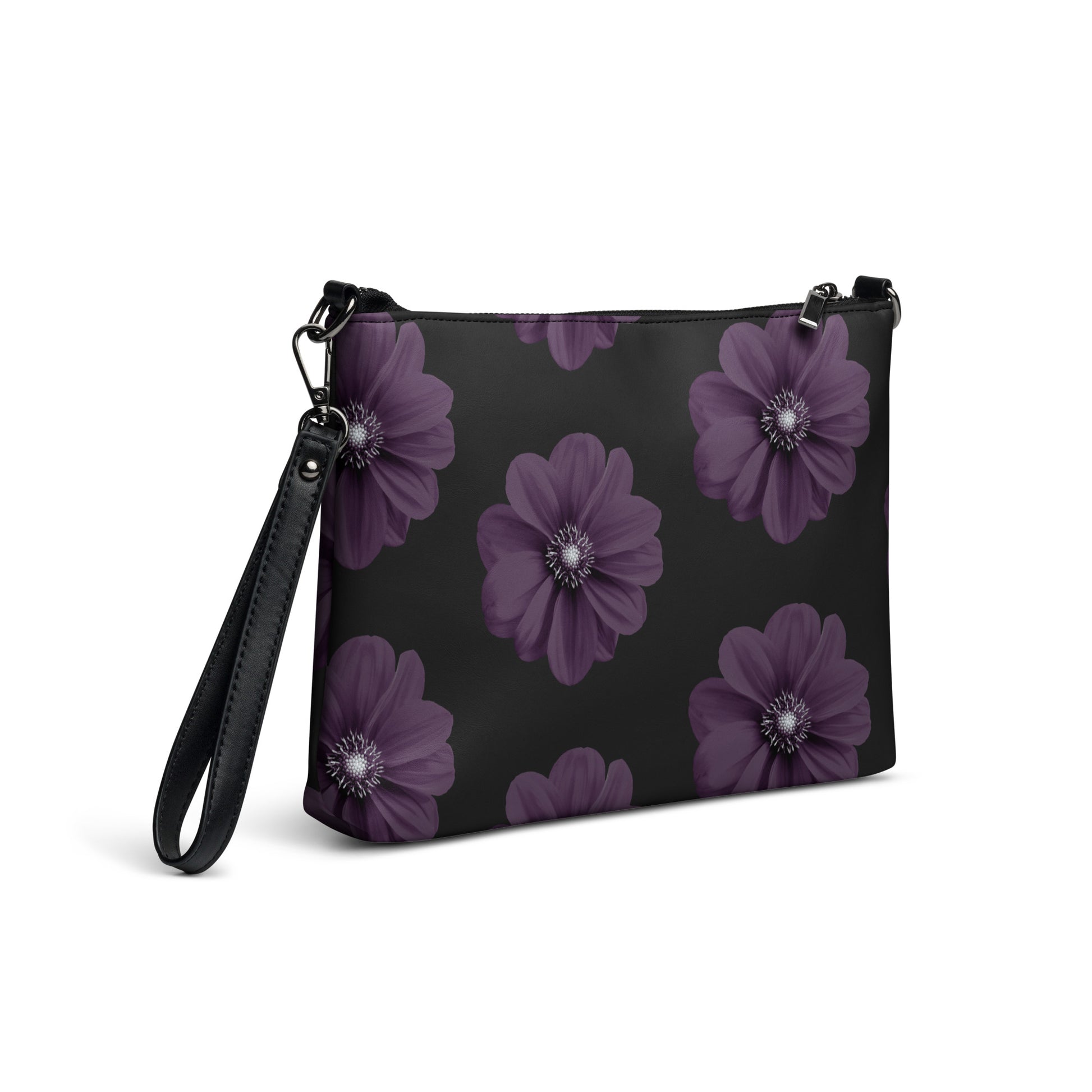 Mystic Petals Leather Crossbody Bag - FLAKOUT