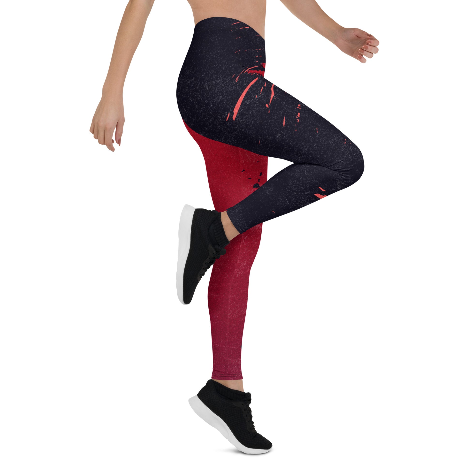 Leggings Red Black Crush - FLAKOUT