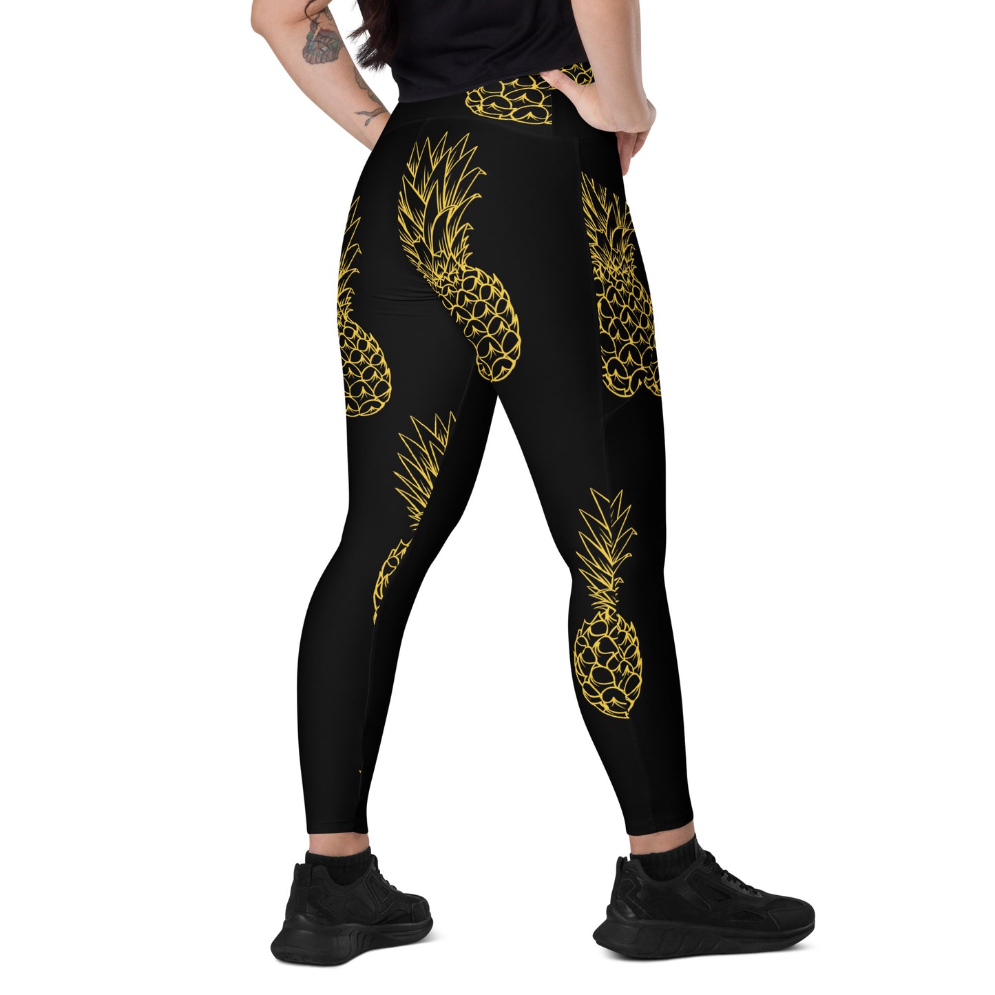 Pineapple Bliss Women's Leggings With Pockets - FLAKOUT