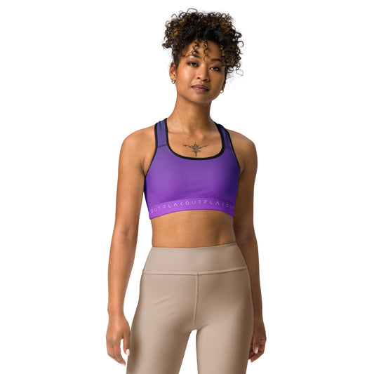 Lilac Twilight Women's Sports Performance Bra - FLAKOUT