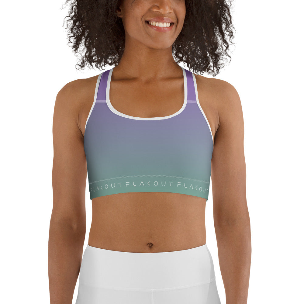 Lavender Lullaby Women's Sports Performance Bra - FLAKOUT