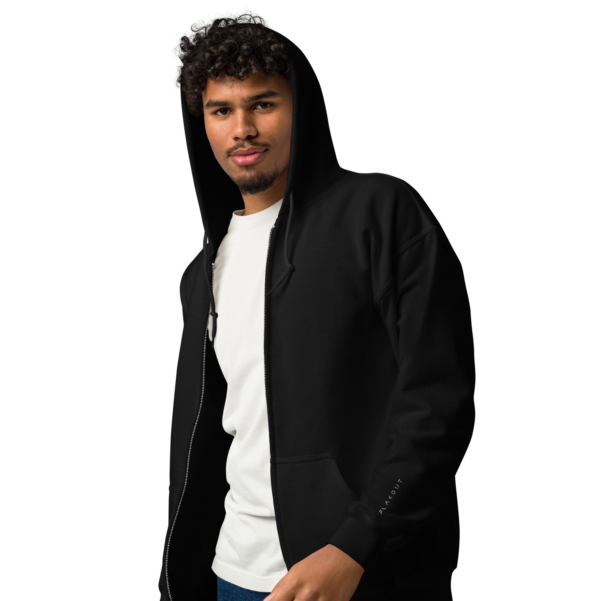 Lost Moon Unisex Zip Hoodie - FLAKOUT