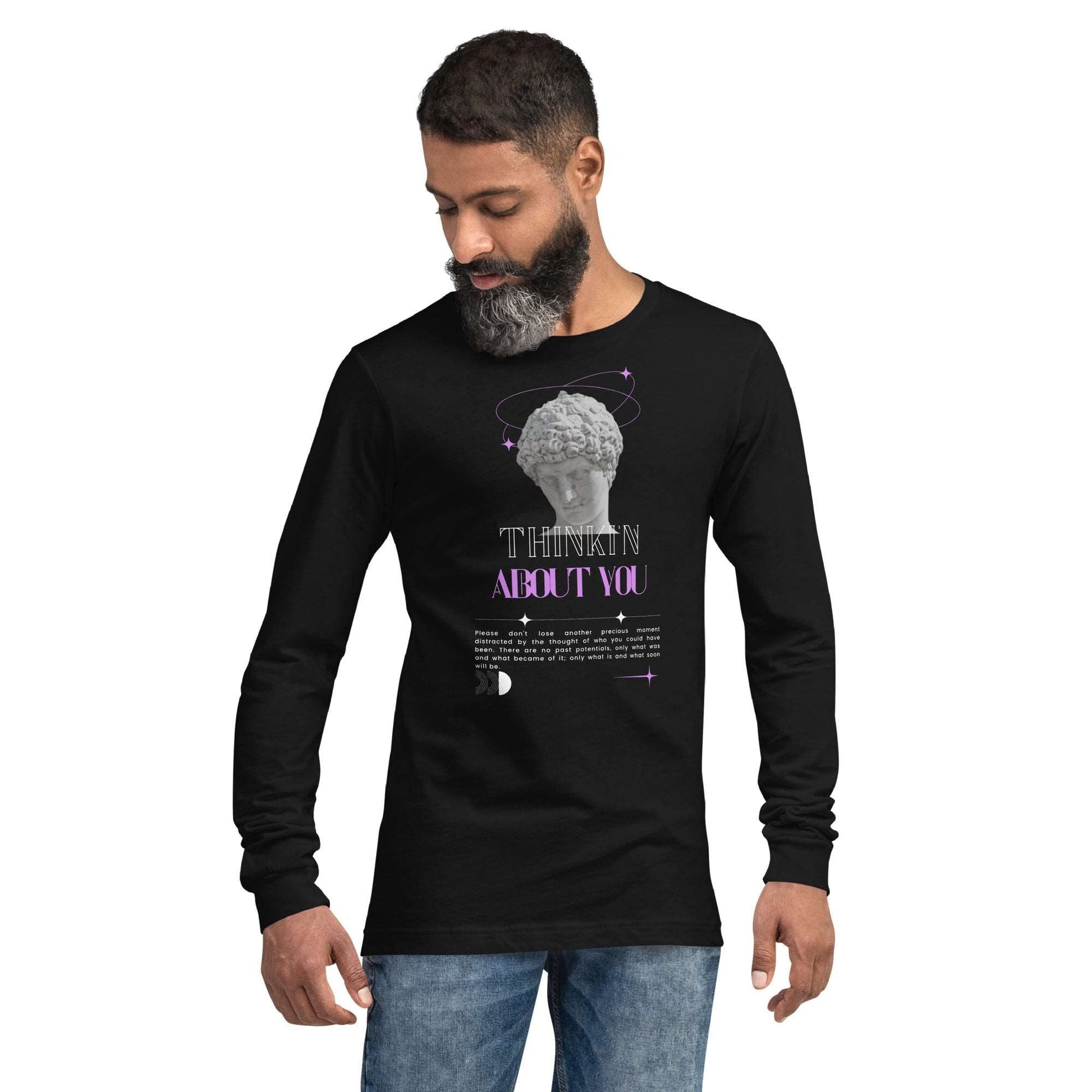 Mindfully Thinki'n About You Long Sleeve Tee - FLAKOUT