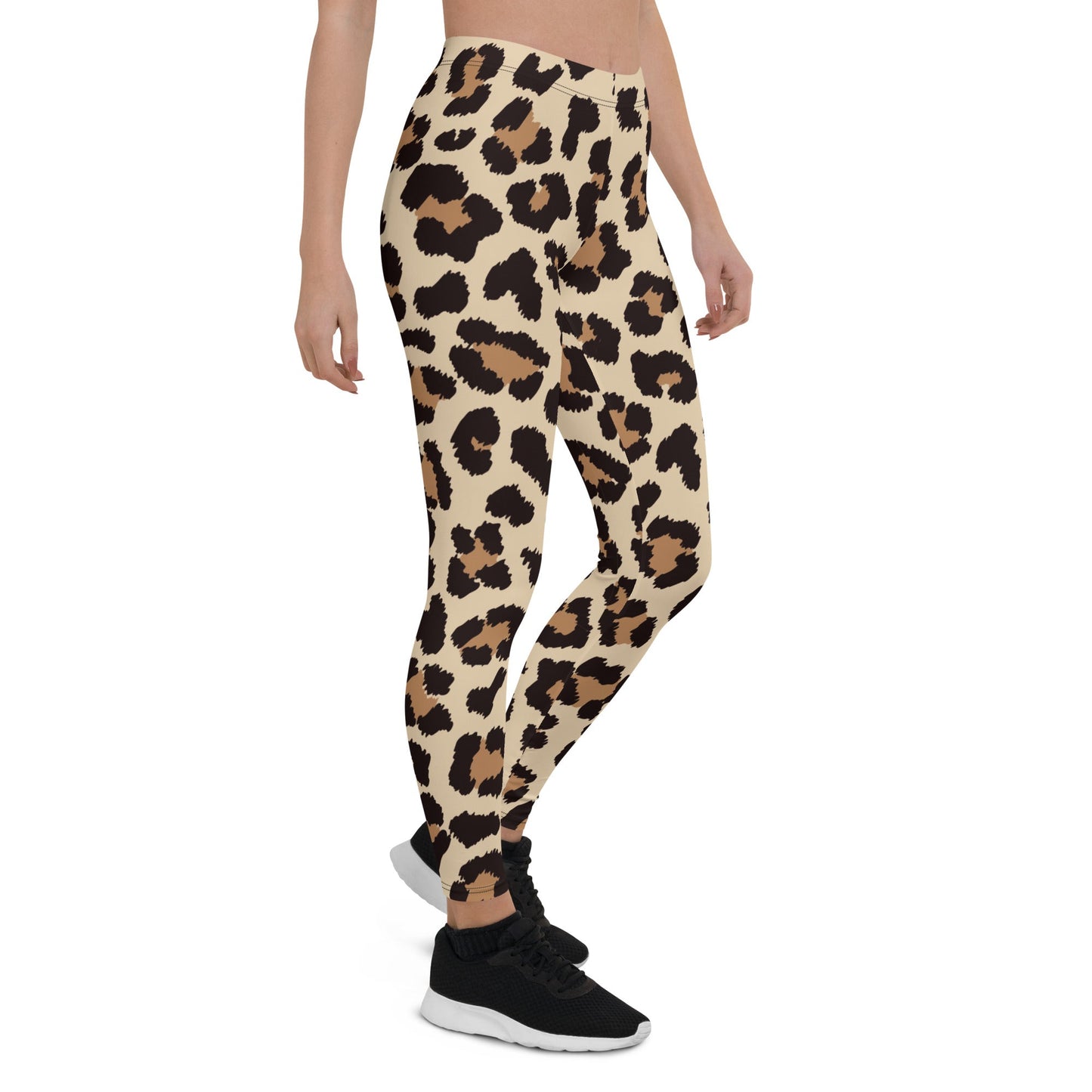 Leopar Chic Feline Women's Leggings - FLAKOUT